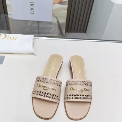 Replica Christian Dior Slippers For Women #1289411 $85.00 USD for Wholesale