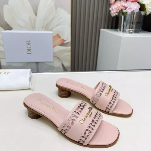 Replica Christian Dior Slippers For Women #1289412 $85.00 USD for Wholesale