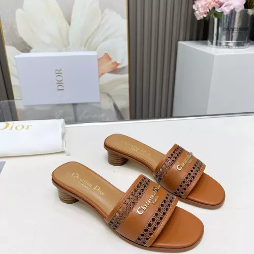 Replica Christian Dior Slippers For Women #1289413 $85.00 USD for Wholesale