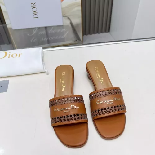 Replica Christian Dior Slippers For Women #1289413 $85.00 USD for Wholesale