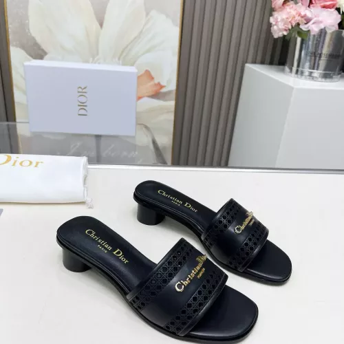 Replica Christian Dior Slippers For Women #1289414 $85.00 USD for Wholesale