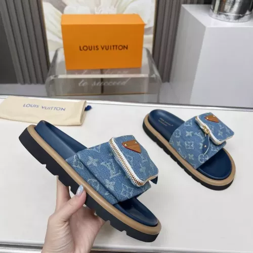 Replica Louis Vuitton Slippers For Women #1289479 $80.00 USD for Wholesale