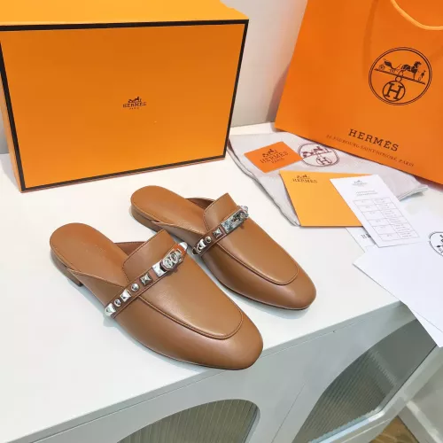 Replica Hermes Slippers For Women #1289503 $100.00 USD for Wholesale