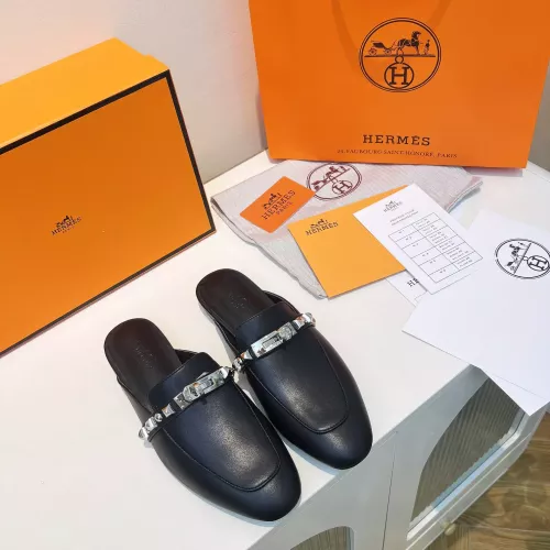 Replica Hermes Slippers For Women #1289504 $100.00 USD for Wholesale