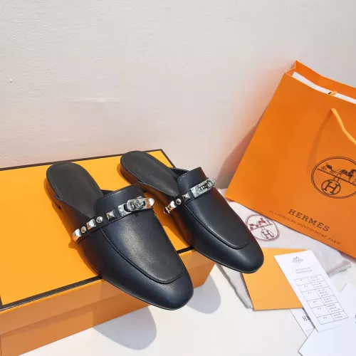 Replica Hermes Slippers For Women #1289504 $100.00 USD for Wholesale