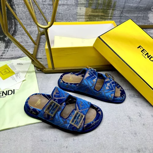 Replica Fendi Slippers For Women #1289520 $85.00 USD for Wholesale