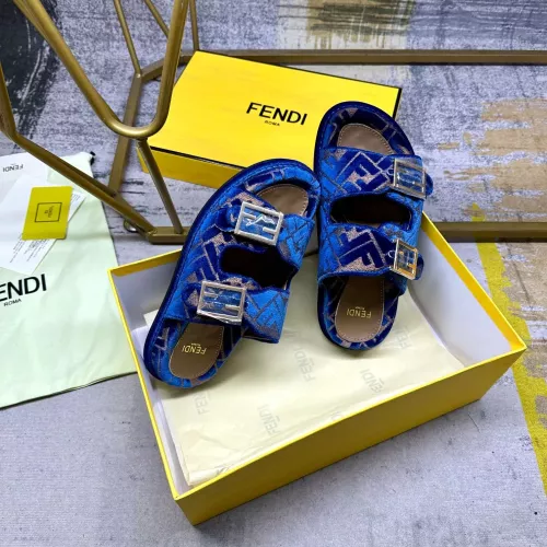 Replica Fendi Slippers For Women #1289520 $85.00 USD for Wholesale