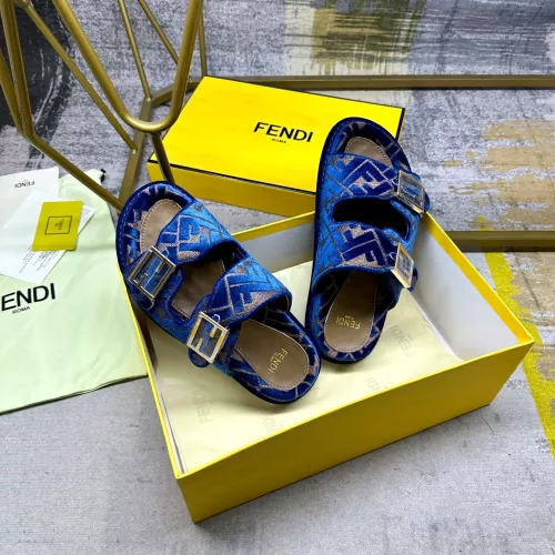 Replica Fendi Slippers For Women #1289520 $85.00 USD for Wholesale