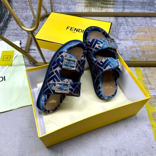 Replica Fendi Slippers For Women #1289521 $85.00 USD for Wholesale