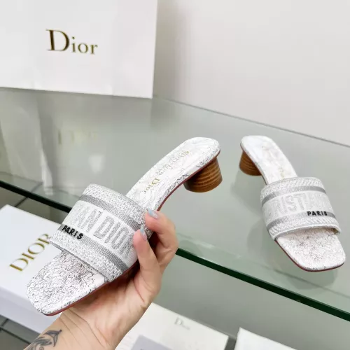 Replica Christian Dior Slippers For Women #1289523 $85.00 USD for Wholesale