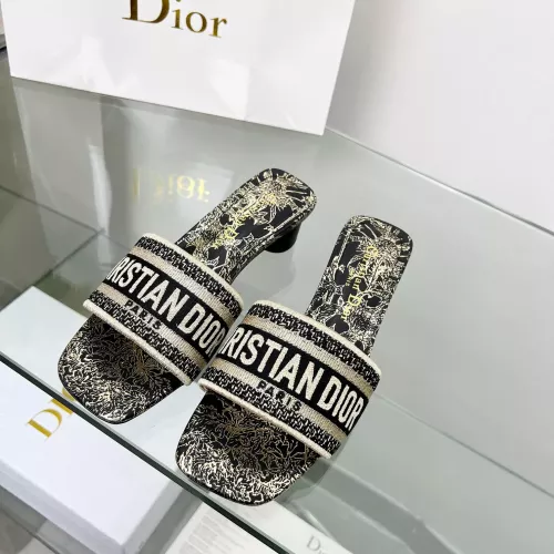 Replica Christian Dior Slippers For Women #1289525 $85.00 USD for Wholesale