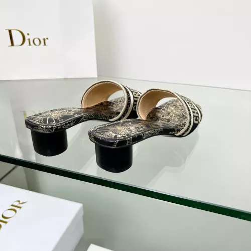 Replica Christian Dior Slippers For Women #1289525 $85.00 USD for Wholesale