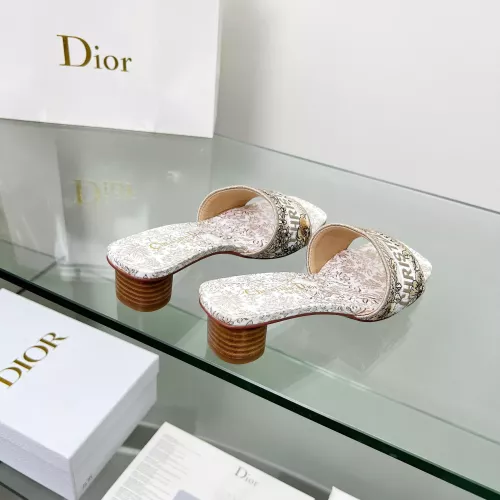 Replica Christian Dior Slippers For Women #1289526 $85.00 USD for Wholesale