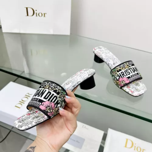 Replica Christian Dior Slippers For Women #1289528 $85.00 USD for Wholesale