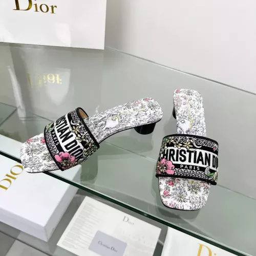 Replica Christian Dior Slippers For Women #1289528 $85.00 USD for Wholesale