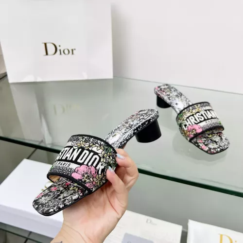 Replica Christian Dior Slippers For Women #1289529 $85.00 USD for Wholesale