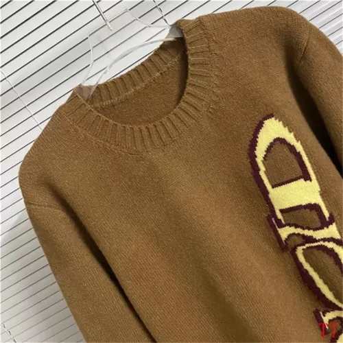 Replica Christian Dior Sweaters Long Sleeved For Unisex #1289614 $56.00 USD for Wholesale