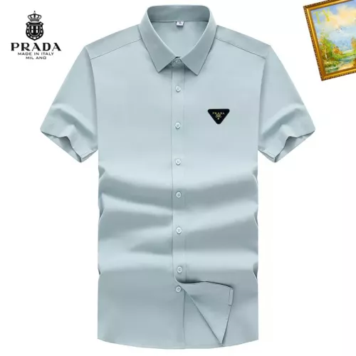 Cheap Prada Shirts Short Sleeved For Men #1289828, $$38.00 USD On Prada Shirts