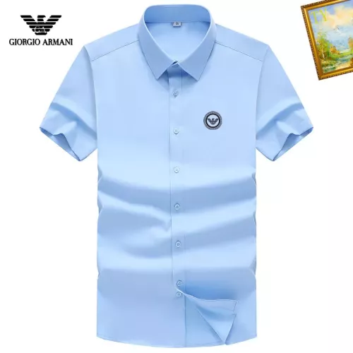 Cheap Armani Shirts Short Sleeved For Men #1289867, $$38.00 USD On Armani Shirts