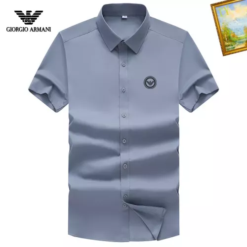 Cheap Armani Shirts Short Sleeved For Men #1289868, $$38.00 USD On Armani Shirts