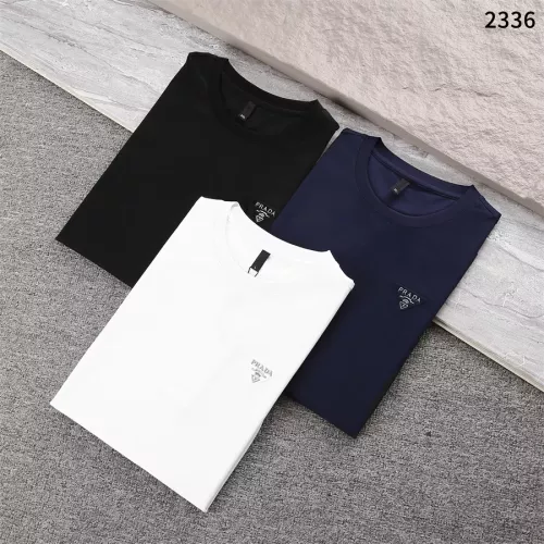 Replica Prada T-Shirts Short Sleeved For Men #1289917 $32.00 USD for Wholesale