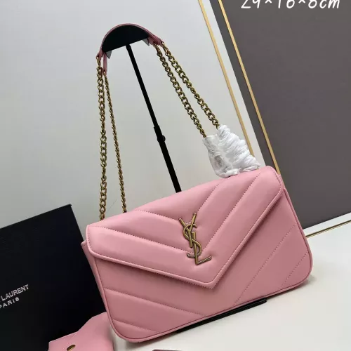 Cheap Yves Saint Laurent YSL AAA Quality Shoulder Bags For Women #1290044, $$80.00 USD On Yves Saint Laurent YSL AAA Quality Shoulder Bags