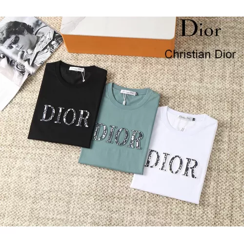 Replica Christian Dior T-Shirts Short Sleeved For Men #1290294 $38.00 USD for Wholesale