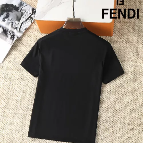 Replica Fendi T-Shirts Short Sleeved For Men #1290301 $38.00 USD for Wholesale