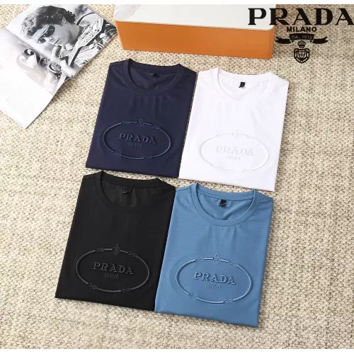 Replica Prada T-Shirts Short Sleeved For Men #1290323 $38.00 USD for Wholesale