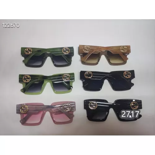 Replica Gucci Sunglasses #1290439 $25.00 USD for Wholesale