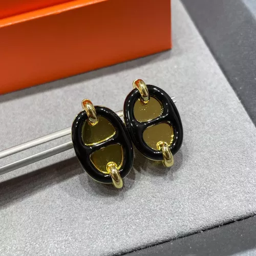 Replica Hermes Earrings For Women #1290617 $56.00 USD for Wholesale