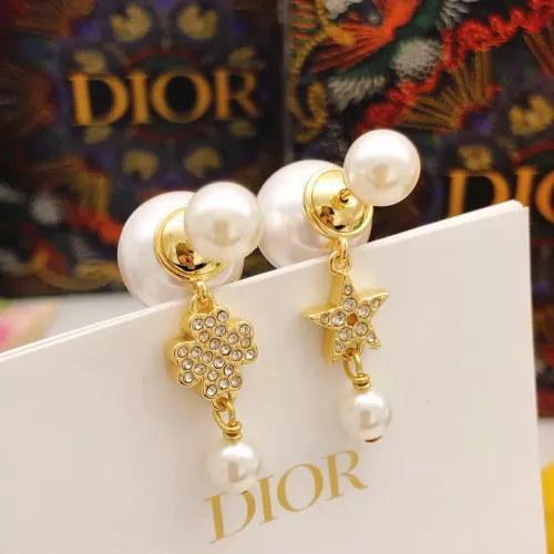 Replica Christian Dior Earrings For Women #1290842 $27.00 USD for Wholesale