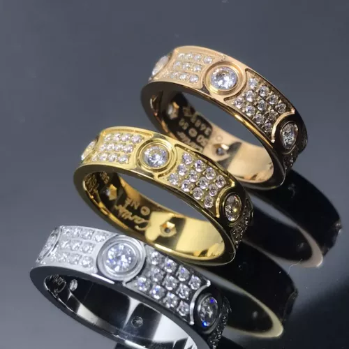Replica Cartier Rings In Rose Gold #1290846 $36.00 USD for Wholesale