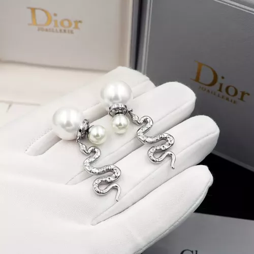 Replica Christian Dior Earrings For Women #1291056 $25.00 USD for Wholesale