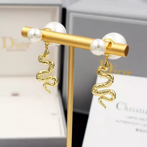 Replica Christian Dior Earrings For Women #1291057 $25.00 USD for Wholesale