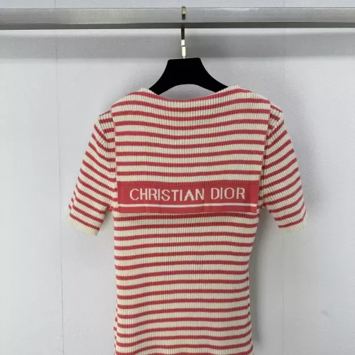 Replica Christian Dior Sweaters Short Sleeved For Women #1291137 $96.00 USD for Wholesale