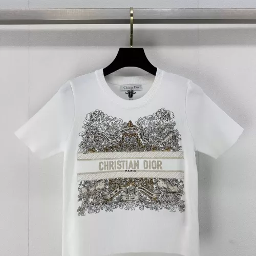 Cheap Christian Dior Sweaters Short Sleeved For Women #1291138, $$80.00 USD On Christian Dior Sweaters