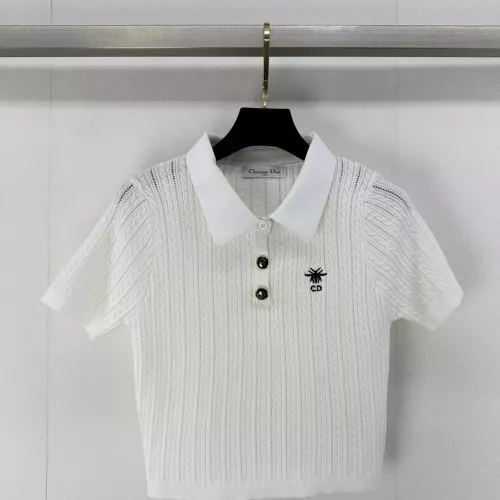 Cheap Christian Dior Sweaters Short Sleeved For Women #1291143, $$80.00 USD On Christian Dior Sweaters