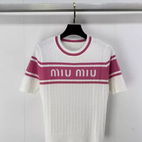 Cheap MIU MIU Sweater Short Sleeved For Women #1291160, $$80.00 USD On MIU MIU Sweater