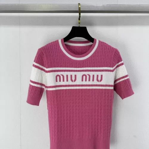 Cheap MIU MIU Sweater Short Sleeved For Women #1291169, $$80.00 USD On MIU MIU Sweater