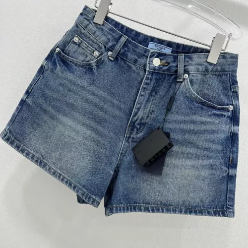 Replica Prada Jeans For Women #1291686 $80.00 USD for Wholesale