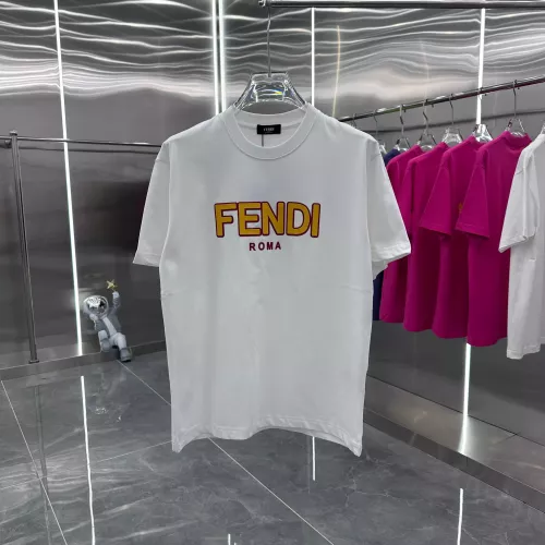 Cheap Fendi T-Shirts Short Sleeved For Unisex #1291958, $$39.00 USD On Fendi T-Shirts