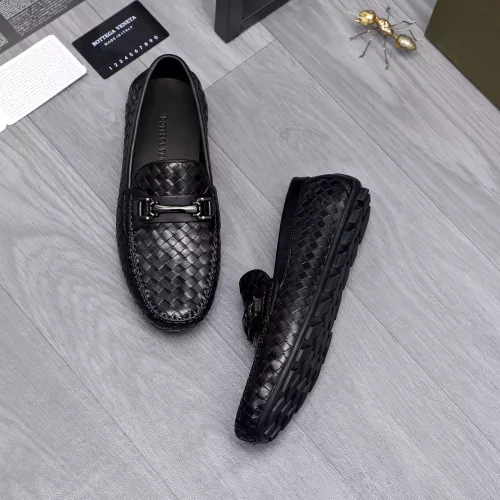 Replica Bottega Veneta BV Leather Shoes For Men #1291976 $96.00 USD for Wholesale