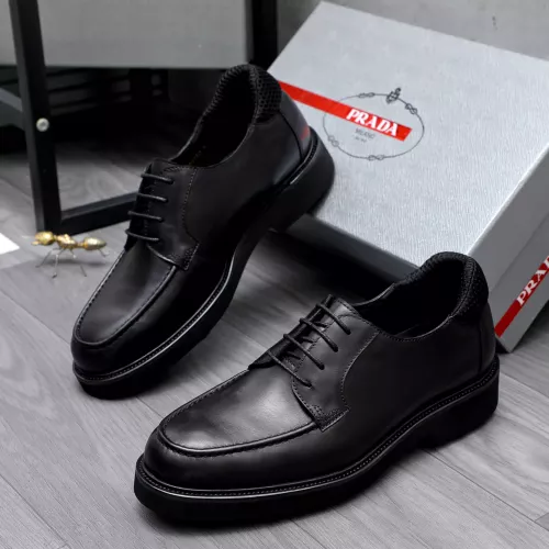 Cheap Prada Leather Shoes For Men #1291978, $$96.00 USD On Prada Leather Shoes