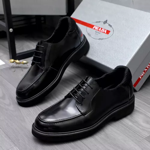 Cheap Prada Leather Shoes For Men #1291979, $$96.00 USD On Prada Leather Shoes