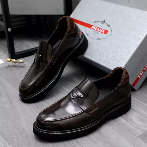 Cheap Prada Leather Shoes For Men #1291980, $$96.00 USD On Prada Leather Shoes