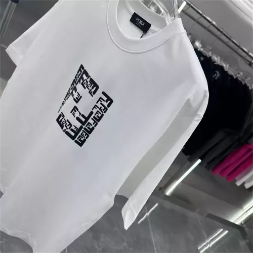 Replica Fendi T-Shirts Short Sleeved For Unisex #1291990 $39.00 USD for Wholesale