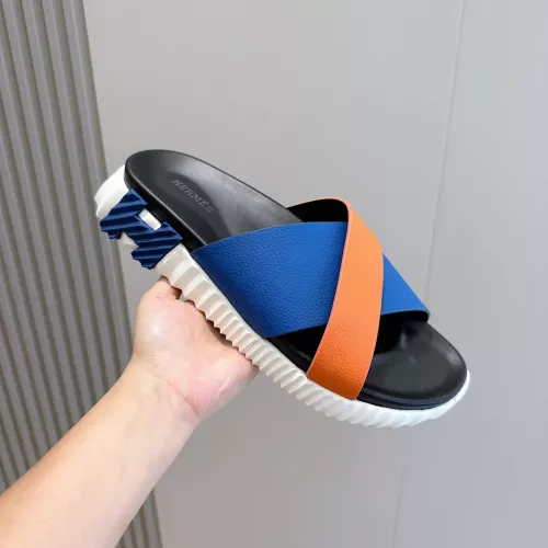 Replica Hermes Slippers For Men #1292026 $68.00 USD for Wholesale