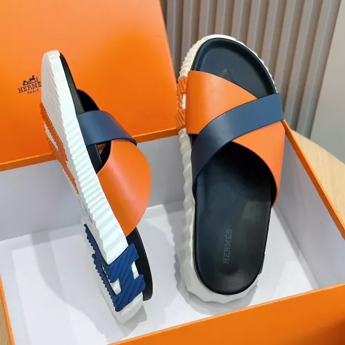 Replica Hermes Slippers For Men #1292028 $68.00 USD for Wholesale