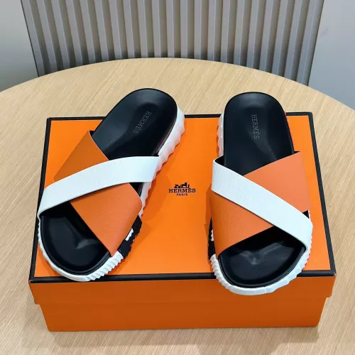 Replica Hermes Slippers For Men #1292029 $68.00 USD for Wholesale